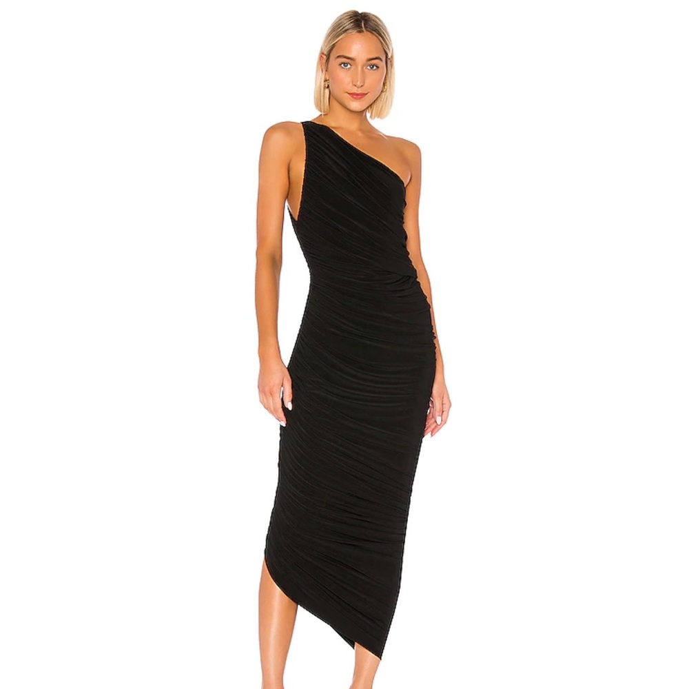 ASO Sarah Jessica Parker & Alessandra Ambrosio Black Norma Kamali Diana Gown XS - Picture 7 of 16